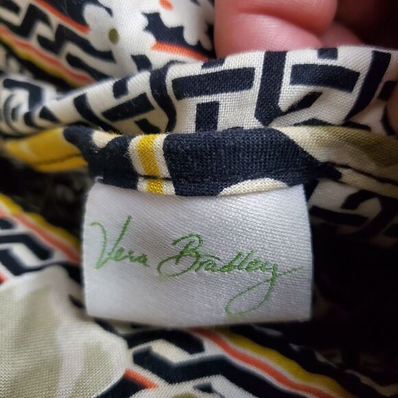 Vera Bradley Dogwood Medium Tote Yellow Floral Shoulder Bag Shopping Retired - Picture 11 of 11